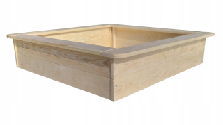 SANDBOX SANDBOX 150*150*26,3 NEMAĽOVANÉ BEZ UZLÍ A VYSOKÁ KVALITA