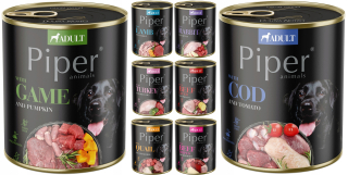 Mokré krmivo Piper, mix príchutí, 19,2 kg