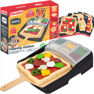 PIZZA MALÝ PIZZERMAN SET ZDOBENIE STANICE + DOPLNKY OONI CASDON
