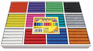 Plastelina - PLASTIKOVÝ VEĽKÝ ŠKOLSKÝ SET 120 ks