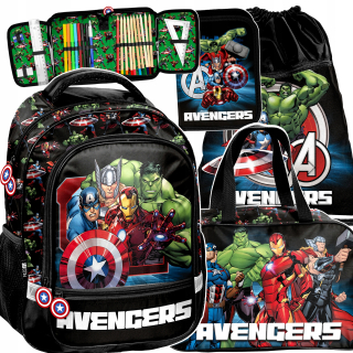 Školské tašky - Avengers School Batoh pre chlapca Marvel set