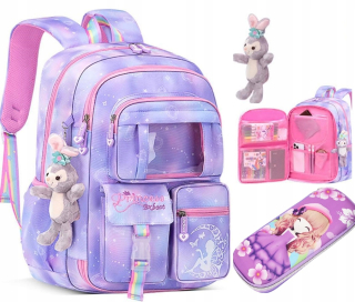 Školské tašky - Cencil Case Coolpack Equipment Triple Galaxy
