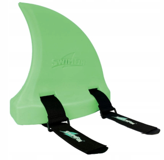 SHARK FINN na učenie sa plávať PLÁVKA Mätová zelená