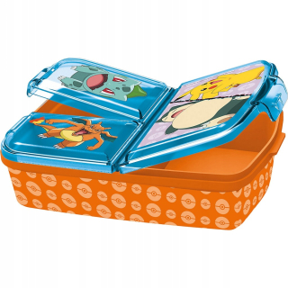 Desiatové boxy - Pokemon Breakfast Bunchbox 3 Pikachu Plations