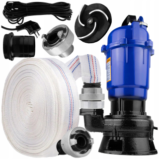 Ponorné čerpadlo čierne 2600 W 12000 l/h