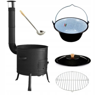 POLNÁ KUCHYŇA + VARNÁ KONVICA 25L 42CM GRILOVACIA naberačka