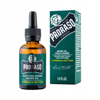 PRORASO Cypress & Vetyver olej na fúzy 30ml