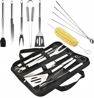 PRÍSLUŠENSTVO GRILOVACIE NÁRADIE BBQ GRIL 9V1