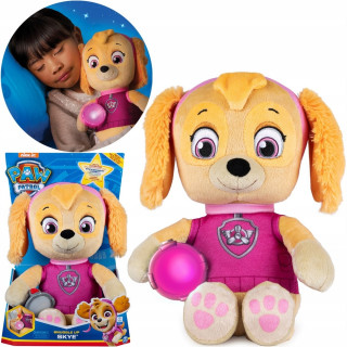 Rozprávkový plyšák - Psa hliadka Skye hovorí maskot nočná lampa 29 cm