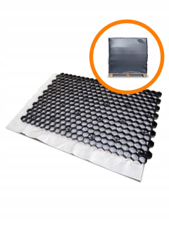 Paleta GEOKRATA - trávnikové mriežky EuroGravel PRO, čierna, 33,13 m²