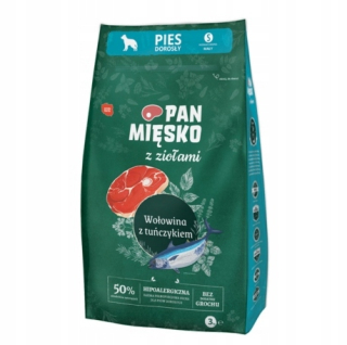Pan Mäso s bylinkami Hovädzie mäso s tuniakom S 3kg