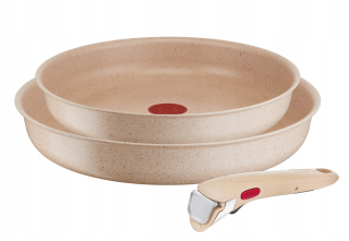 Sada panvíc TEFAL Ingenio Delight Sand Beam 3 ks s odnímateľným držadlom