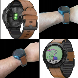 Kožený remienok Quickfit pre Garmin Fenix, 5X,6X,6X PRO,7X,7X SOLAR 26mm