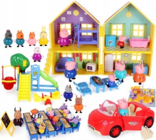 Nové plastové hračky pre deti Peppa Pig