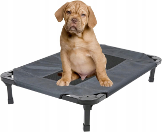 Pohovka pre psíka Lucky Dog v odtieňoch sivej 73 cm x 51 cm
