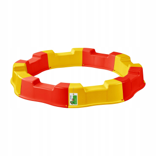 Pieskovisko skladacie YELLOW RED 160x160x22
