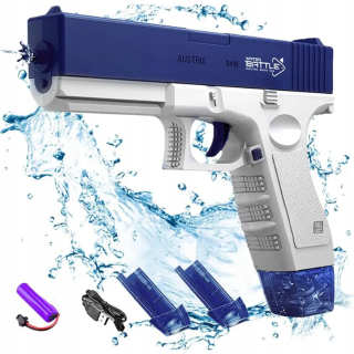Vodná hračka - Elektrická automatická vodná pištoľ GLOCK
