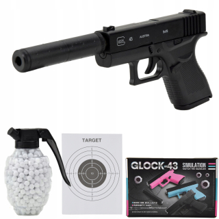 Tlmič pištoľových guličiek Glock Asg Metal 800