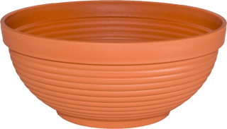 Szemikowie kvetináč 44 cm x 44 x 19,5 cm priemer 44 cm plastové odtiene oranžovej