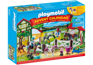 Stavebnica, slamky - Playmobil 9262 Adventný kalendár Konská farma 9262