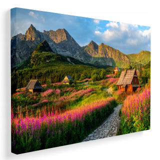 Obraz na plátne Tatry 80x120 cm - Perfektná Dekorácia pre Domov a Kanceláriu