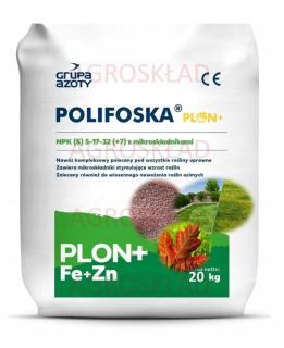 Super hnojivo Polifoska Plon Plus, Polifoska na trávnik 20kg