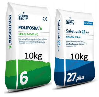 Polifoska a Saletrzak po 10 kg trávnikové hnojivo Empro