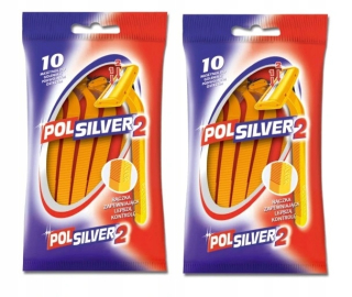 POLSILVER 2 jednorazový holiaci strojček 10 ks.