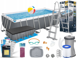 Obdĺžnikový rámový bazén Bestway 488 x 244 cm