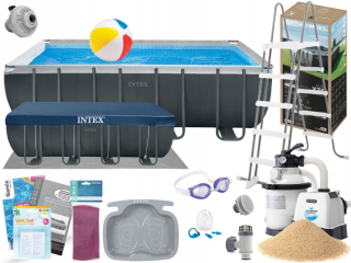 Intex rámový bazén 549x274x132 26356 GN s RCD 15v1