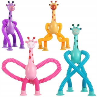 Pop Tube Tube Senzorické Tube Set 8 žiraf DARČEK PRE
