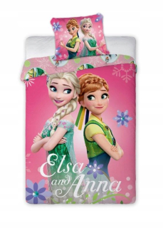 Obliečky Frozen 160x200 Anna a Elsa