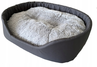 Extrasen pelech pre psa odtiene sivej 70 cm x 55 cm