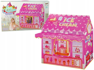 Zmrzlinový stan Princess Ice Cream Zmrzlináreň pre deti Pink Lights