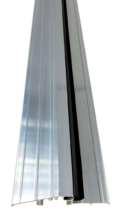 Lišta k dverám - Univerzálny hliníkový prah dverí s tesnením 93 cm