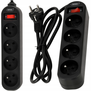 Predlžovací kábel - Predlžovací kábel Power Strip 4 zásuvky 1,5m