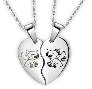 Priateľstvo Pendant Stitch Lilo & Stitch BFF BEST FRIENDS For Couples 3