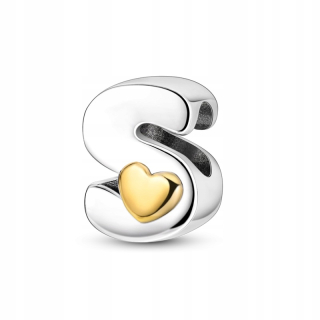 Prívesok Charms Letter S S925 – elegantný akcent na vaše šperky