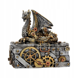 STEAMPUNK DRAGON box (tarot, minerály, šperky)