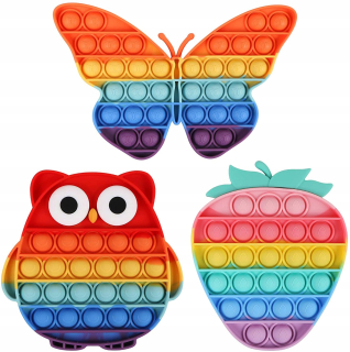 Push Bubble Pop It Owl Strawberry Butterfly 3 KS
