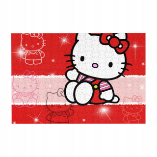 Drevená skladačka Hello Kitty 1000 kusov