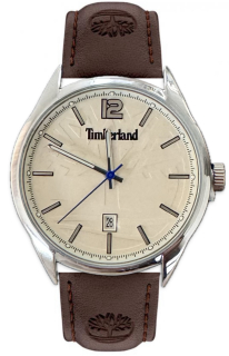 Pánske hodinky Timberland Tyler 42 mm hnedý remienok z prírodnej kože