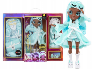 Bábika Rainbow High - Dúha vysoká spánok pyžamá večierok Doll Robin