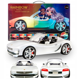 Bábika Rainbow High - Dúhový dúhový automobil