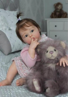 Reborn bábika - Realistická renforová bábika ako živé dieťa 60 cm pl