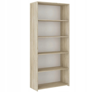 Mobene Moderný regál 80 cm x 180 cm x 30 cm dub sonoma