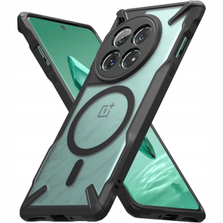 Ringke chrbát pre OnePlus 12 Ringke Fusion X MagSafe bezfarebné rastliny kvety