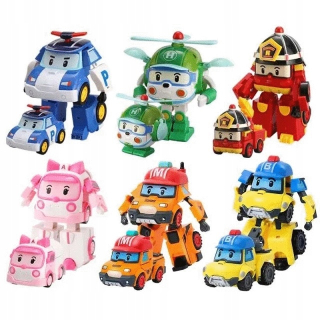LEGO súprava - Robocar Roy Helly Poli Amber Set 6 ks odporúčam