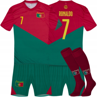 Basketbalová súprava - Ronaldo 7 futbalový outfit a Portugalsko Getters 128