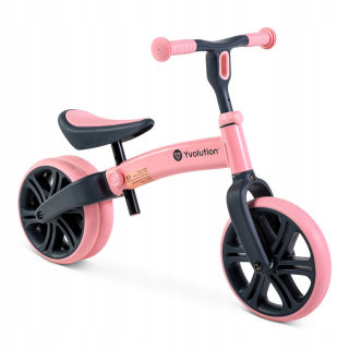 Yvolution Y Velo Junior balančný bicykel ružový